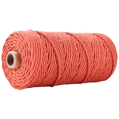 Green 3 Strand Twisted Nylon Rope 3mm Macrame Dipaku tali kapas