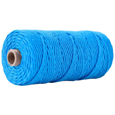 Green 3 Strand Twisted Nylon Rope 3mm Macrame Dipaku tali kapas