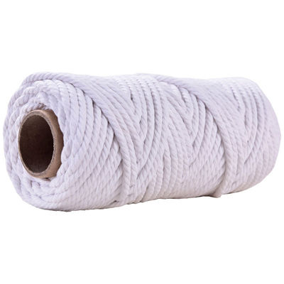 50m Dusty Pink Macrame Cord 5mm ISO9001 Pink Cotton Rope 3 Untaian