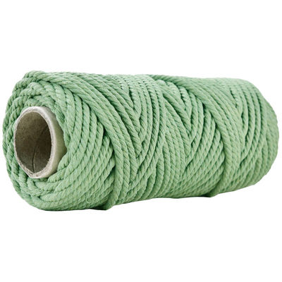 50m Dusty Pink Macrame Cord 5mm ISO9001 Pink Cotton Rope 3 Untaian
