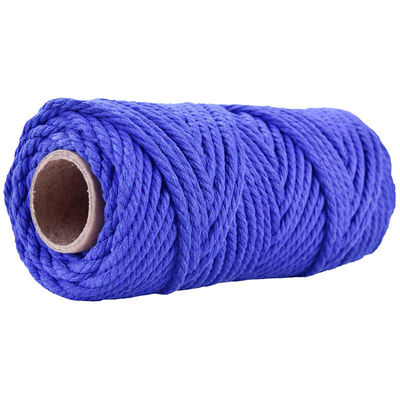 50m Dusty Pink Macrame Cord 5mm ISO9001 Pink Cotton Rope 3 Untaian