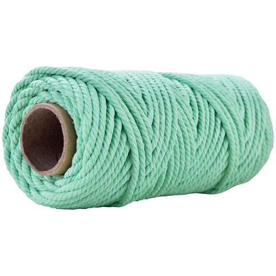 50m Dusty Pink Macrame Cord 5mm ISO9001 Pink Cotton Rope 3 Untaian