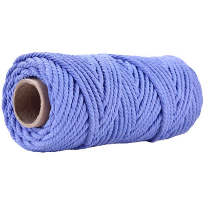 50m Dusty Pink Macrame Cord 5mm ISO9001 Pink Cotton Rope 3 Untaian