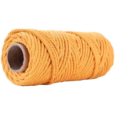 50m Dusty Pink Macrame Cord 5mm ISO9001 Pink Cotton Rope 3 Untaian