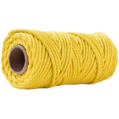 50m Dusty Pink Macrame Cord 5mm ISO9001 Pink Cotton Rope 3 Untaian