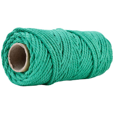 50m Dusty Pink Macrame Cord 5mm ISO9001 Pink Cotton Rope 3 Untaian