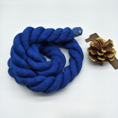 Rose 20mm Twisted Cotton Rope ISO14001 3 Strand Macrame Cord