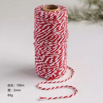 DIY 2 Strand Twisted Cord 550 Pounds 2mm Cotton Macrame Cord