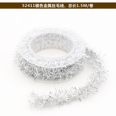 Shinny Wired Wrapping Paper Rope 100m Paper Twist Rope Rose Perak