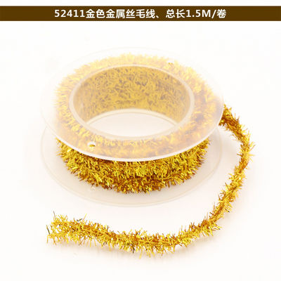 Shinny Wired Wrapping Paper Rope 100m Paper Twist Rope Rose Perak