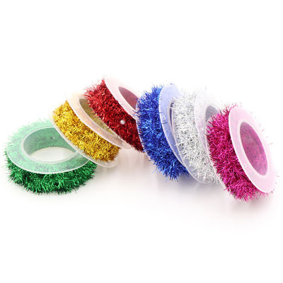 Shinny Wired Wrapping Paper Rope 100m Paper Twist Rope Rose Perak