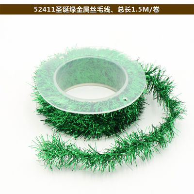 Shinny Wired Wrapping Paper Rope 100m Paper Twist Rope Rose Perak