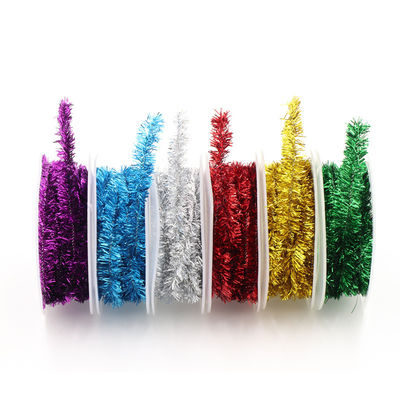 Shinny Wired Wrapping Paper Rope 100m Paper Twist Rope Rose Perak