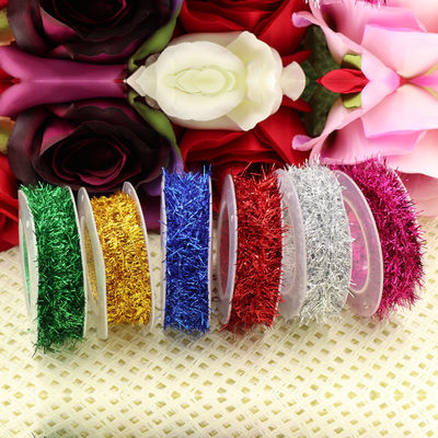 Shinny Wired Wrapping Paper Rope 100m Paper Twist Rope Rose Perak