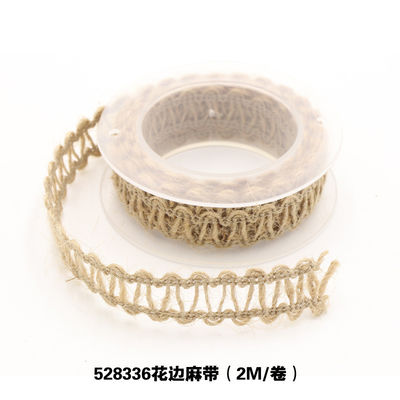Pakaian Dekorasi Jute tali pita hadiah Packing kabel Burlap pita