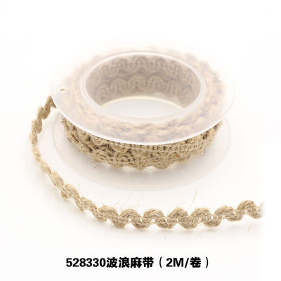 Pakaian Dekorasi Jute tali pita hadiah Packing kabel Burlap pita