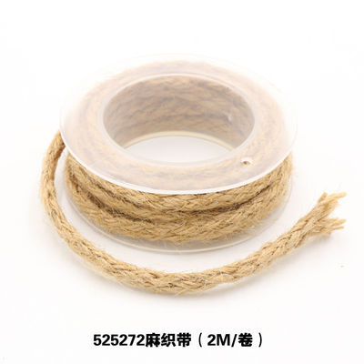 Pakaian Dekorasi Jute tali pita hadiah Packing kabel Burlap pita
