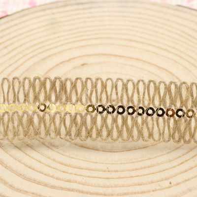 Pakaian Dekorasi Jute tali pita hadiah Packing kabel Burlap pita