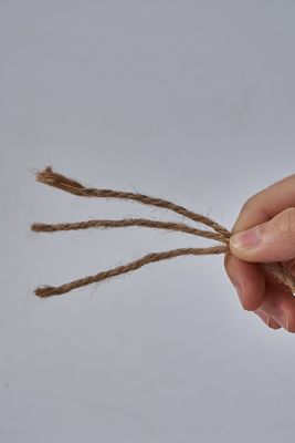 1mm-20mm Jute Twine Berwarna ISO9001 Eco Friendly 6mm Jute Rope