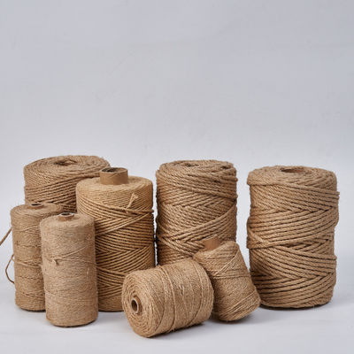 1mm-20mm Jute Twine Berwarna ISO9001 Eco Friendly 6mm Jute Rope