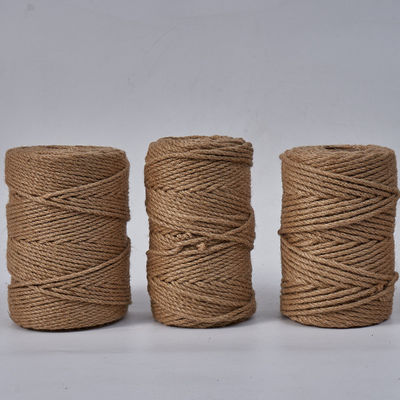 1mm-20mm Jute Twine Berwarna ISO9001 Eco Friendly 6mm Jute Rope