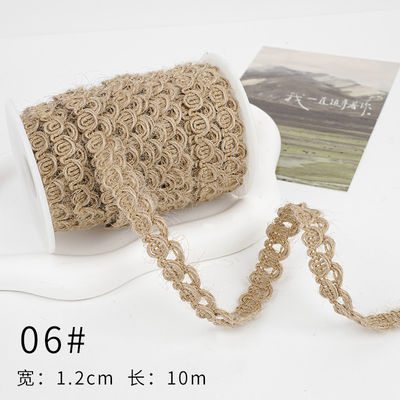 Christmas Brown Burlap Ribbon 5mm-45mm Wired Burlap Ribbon