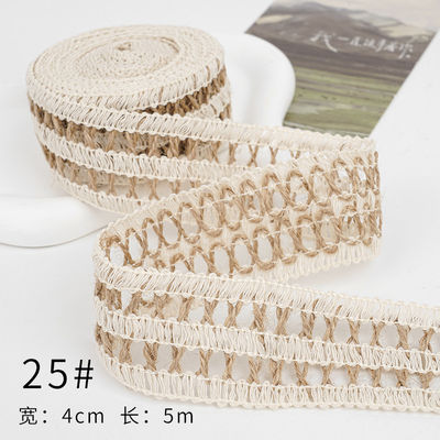 Christmas Brown Burlap Ribbon 5mm-45mm Wired Burlap Ribbon