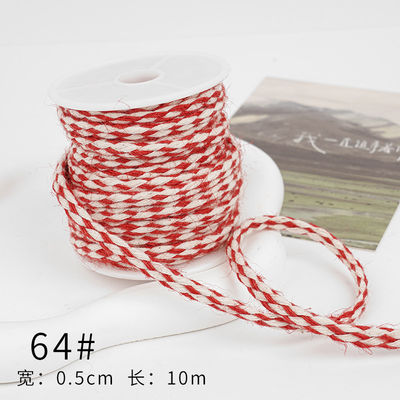 Christmas Brown Burlap Ribbon 5mm-45mm Wired Burlap Ribbon