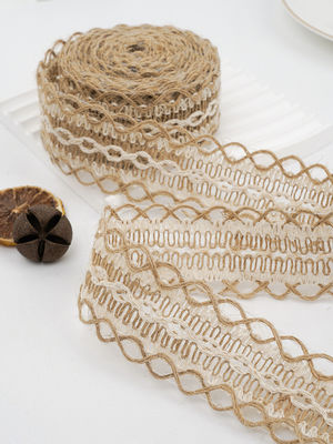 Christmas Brown Burlap Ribbon 5mm-45mm Wired Burlap Ribbon