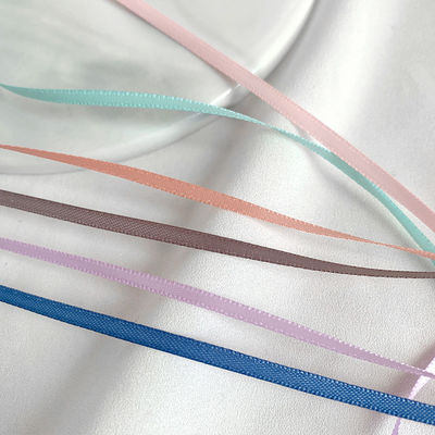3mm Polyester Satin Ribbon Double Face High Density Satin Finish Poly Ribbon