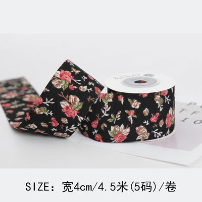 Ribbon cetak bunga 40mm