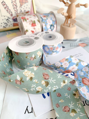 Ribbon cetak bunga 40mm