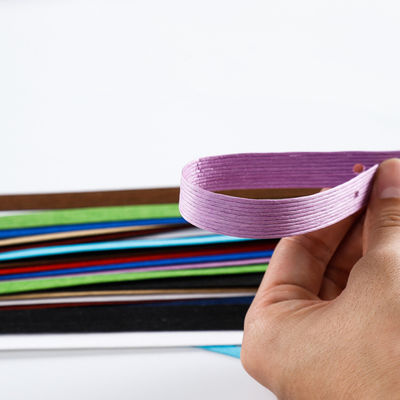 37cm R Ribbon Paper Degradable Handle Eco Friendly Gift Ribbon Ribbon kertas yang ramah lingkungan