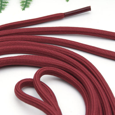 Grey Pink Double Braid Nylon Yacht Rope 5mm Polyester Cord Dalam Bulk