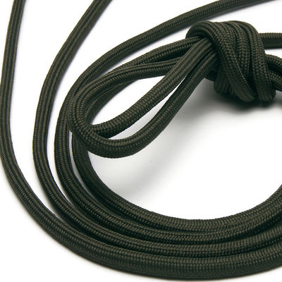 Grey Pink Double Braid Nylon Yacht Rope 5mm Polyester Cord Dalam Bulk