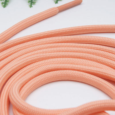 Grey Pink Double Braid Nylon Yacht Rope 5mm Polyester Cord Dalam Bulk