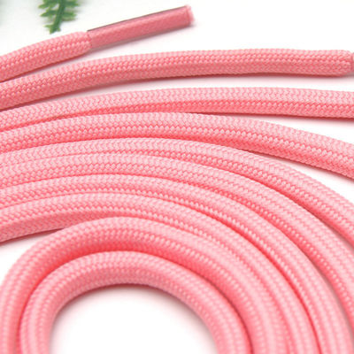 Grey Pink Double Braid Nylon Yacht Rope 5mm Polyester Cord Dalam Bulk