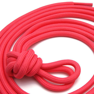 Grey Pink Double Braid Nylon Yacht Rope 5mm Polyester Cord Dalam Bulk