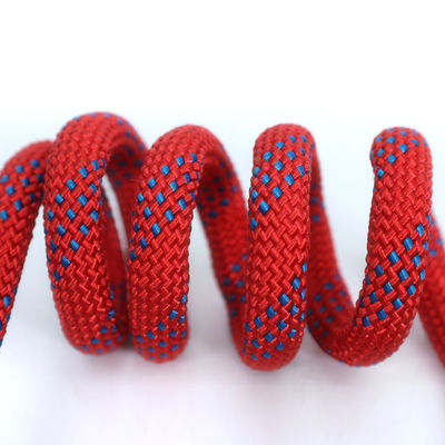 6mm-20mm Tali Panjat Merah Tali Turun Cepat Penyelamatan Tali Statik