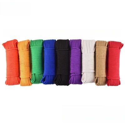 Tali Elastis Tenda Nilon Oranye 2Mm-10Mm Kabel Tali Tenda Dapat Disesuaikan