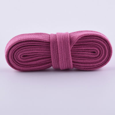 12mm Flat Braided Cotton Cord ISO14001 Colored Macrame Cord