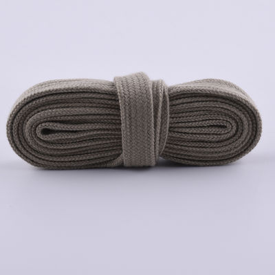 12mm Flat Braided Cotton Cord ISO14001 Colored Macrame Cord