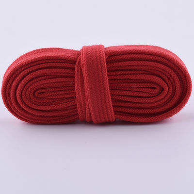 12mm Flat Braided Cotton Cord ISO14001 Colored Macrame Cord