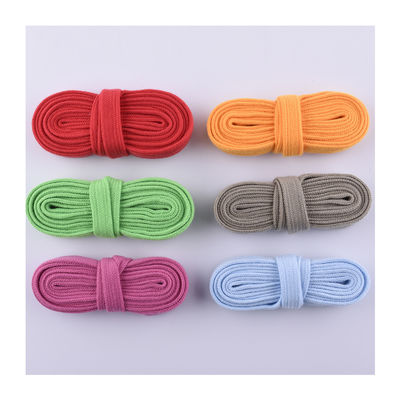12mm Flat Braided Cotton Cord ISO14001 Colored Macrame Cord