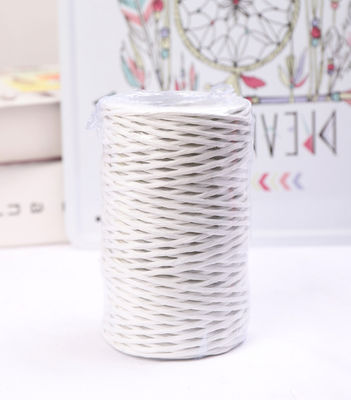 Kawat besi 2mm tali kertas Eco DIY Kabel kertas yang diputar biodegradable