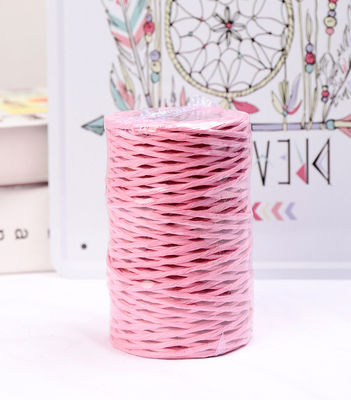 Kawat besi 2mm tali kertas Eco DIY Kabel kertas yang diputar biodegradable