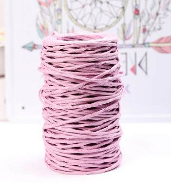 Kawat besi 2mm tali kertas Eco DIY Kabel kertas yang diputar biodegradable