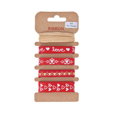 4mm 10mm 15mm Cetak Polyester Ribbon Custom Cetak Ribbon Dengan Logo
