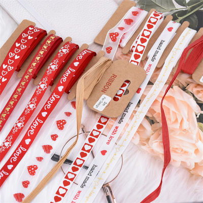 4mm 10mm 15mm Cetak Polyester Ribbon Custom Cetak Ribbon Dengan Logo