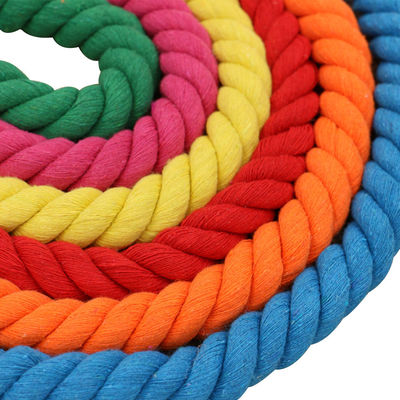 DIY Colored Cotton Macrame Cord 20mm Colored Cotton Rope Untuk Kerajinan